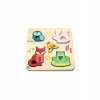 Tender Leaf Toys lesné zvieratká Touchy Feely Animals 5 ergonomických tvarov na doske