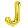 Party Zlatý fóliový balón písmeno J 40 cm