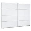 Ti'me SKRIŇA S POS. DVER. – HOR.VED, biela, 270/210/61 cm - Skrine - 000687034201