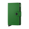 Secrid kožené pouzdro na karty Miniwallet Matte Bright Green