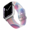 AppleKing matný priesvitný silikónový remienok pre Apple Watch Ultra 49mm / 46mm / 45mm / 44mm / 42mm - modrofialový - možnosť vrátiť tovar ZADARMO do 30tich dní