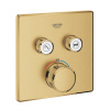 GROHE Grohtherm SmartControl - Termostat pre podomietkovú inštaláciu s 2 ventilmi, kartáčovaný Cool Sunrise 29124GN0