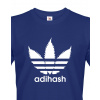 Pánské tričko s marihuanou Adihash, Barva Modrá, Velikost 5XL Bezvatriko.cz 102005
