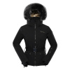 Alpine Pro DOWELA dámska čierna lyžiarska softshellová bunda + šál Kilpi - XXL