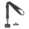 OBAL:ME NeckTag Ribbon Popruh na Telefon Black