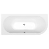 Polysan VIVA L asymetrická vana 175x80x47cm, bílá mat