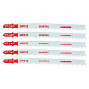 Yato List pílový do prímočarej píly 130 mm UNI TPI10-5 5 ks Bi-Metal