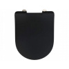WC sedadlo Wenko Sedilo, čierne, duroplast