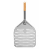 Lopata na pizzu s krátkou rukoväťou, perforovaná, štvorcová, HENDI, 300x660mm