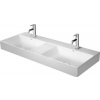 Duravit DuraSquare umývadlo 120x47 cm obdĺžnik klasické umývadlo-umývadlo na nábytok-dvojité biela 23531200411