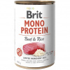Brit Mono Protein Beef & Brown Rice 400g