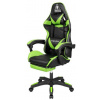 Herné kreslo KRUGER & MATZ GX-150 Warrior čierno-zelené