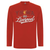 Superfutbal Pánske tričko dlhý rukáv Liverpool YNWA, červená, veľkosť XL