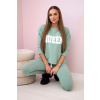Fashionweek Dámska športová tepláková súprava QUEEN K6697 Farba: mineral, Veľkosť: Universal
