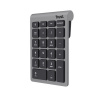 Trust Xalas Wireless numpad/Bezdrôtová USB/Strieborná (25709)