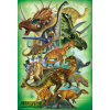 EUROGRAPHICS Puzzle bylinožraví dinosaury 100 dielikov