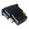 GEMBIRD redukce HDMI-DVI-D F/M,zlacené kontakty, černá A-HDMI-DVI-2 Gembird