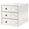 Zásuvkový box Leitz Click&Store, 3 zásuvky, bílá 60480001