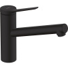 HANSGROHE Zesis M33 páková drezová batéria, 1jet, výška výtoku 150 mm, matná čierna, 74802670