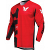 MIKINA NA MOTOKROS THOR LAUNCHMODE FORGE ČERVENÁ/ČIERNA/BIELA XL