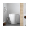 DURAVIT D-Neo samostatne stojace WC Rimless ku stene, s hlbokým splachovaním, 370 x 580 mm, biela, s povrchom HygieneGlaze, 2003092000