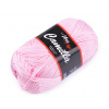 Bavlnená pletacia priadza Camilla 50 g Variant: 4 (8038) ružová sv., Balenie: 1 ks
