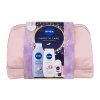 Nivea Smooth Care SG 250 ml, Telové mlieko 400 ml, Guľôčkový antiperspirant 50 ml a Labello 4,8 g Darčeková taška