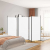zahrada-XL 5-panelový paraván biely 433x180 cm látkový 350266