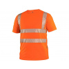 Tričko CXS BANGOR, výstražné, pánske, viac farieb Farba: oranžová, Veľkosť: 3XL