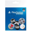 Placka Playstation: Set 6 placiek (průměr 2,5 cm 3,2 cm)