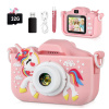 DIGITÁLNY FOTOAPARÁT PRE DETI, ružový, JEDNOROŽEC + 32 GB KARTA