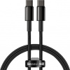 Baseus CATWJ-01 Type-C na Type-C 100W, 1m, černý