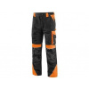 Kalhoty do pasu CXS SIRIUS BRIGHTON, černo-oranžová, vel. 58 b1/20 - CN-1020-001-803-58