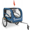 DURAMAXX King Rex príves na bicykel a bugina pre psy, 250l, max. 40 kg, modrý