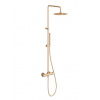 Ravak Sprchový sloup Espirit ES 091.60RGB Sprchový sloup s termostatickou baterií, posuvný, se sprchovým setem, Rose Gold Brushed X070498