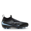 Nike Phantom 6 High Academy Juniors Astro Turf Football Boots Black/Black 4 (36.5)