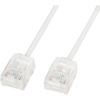 Roline 21.15.4472 RJ45 sieťové káble, prepojovacie káble CAT 6A U/UTP 2 m biela 1 ks; 21.15.4472
