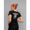 GG-God.sk Tričko Hello Kitty Dámske Farba: Čierna (Black), Veľkosť: S, Grafika: Vzadu (Back)
