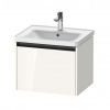 Duravit Ketho.2 Umývadlová skrinka, 44x58x46 cm, 1 zásuvka, lesklá biela K25081022220000