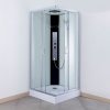 Roltechnik Sprchový box LUCIDUS SQUARE 90 x 90 cm Brillant Sklo TRANSPARENT 195 cm