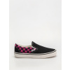 Vans Classic Slip On (pop check raspberry rose) 38.5, čierna