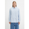 Bavlnená košeľa Fred Perry modrá farba, regular, s golierom button-down, M5516