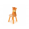 Židle Tidlo dřevěná Animal leopard