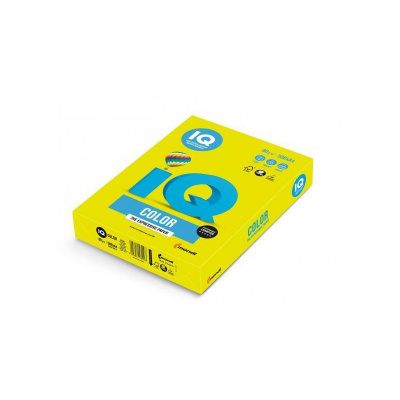 Farebný papier IQ color neónovo žltý NEOGB, A4 80g