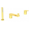 Ideal Standard La Dolce Vita - Batéria na okraj vane, 4-otvorová inštalácia, kefované zlato BD671A2