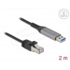 Delock USB LAN kabel z rozhraní USB Typ-A na RJ45 Gigabit Ethernet, 2 m 60756