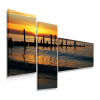 OBRAZOVÉ TRIPTIKY 110x80 PLÁŽ SLNKO MODERNÉ (Obrázok Triptych 110x80 Beach Sun Moderný)