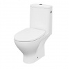 Cersanit Moduo WC kombi s doskou SoftClose, zadný odpad, bočné napúšťanie, CleanOn, biela K116-024