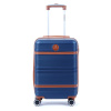 Malý palubný kufor do lietadla s expandérom ABS 40 l Worldline 629 tmavo modrá