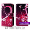 Kožený obal Samsung Galaxy Ace 2 – Wallet Love Heart